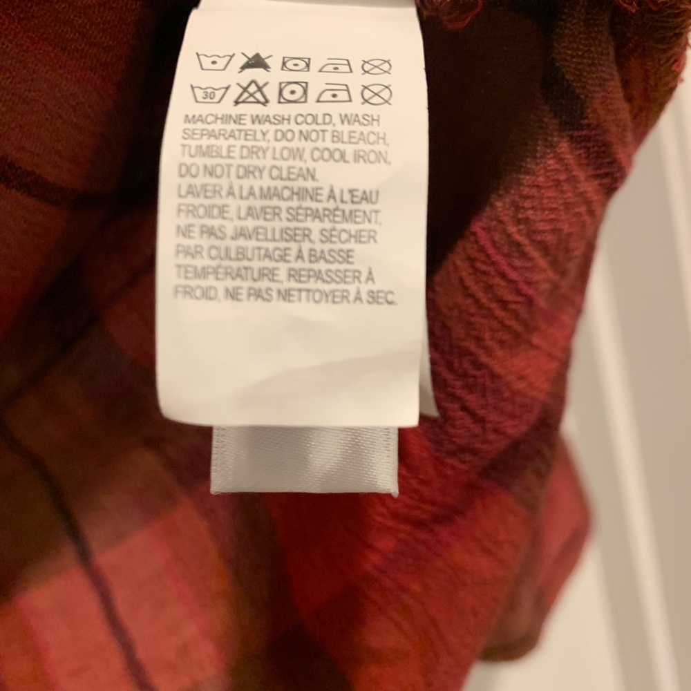 Lucky Brand Button Down plaid top - Picture 4 of 5